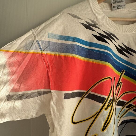 Vintage '96 Jeff Gordon Nascar T-Shirt Sz XL DuPont Racing "Finish First" - Picture 4 of 12